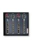 Set/4 Geëmailleerde Lepels Berry Blues