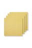 Stripes Set/4 Servetten Geel