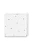 Set/2 Serviettes Broderie Étoiles Or
