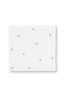 Set/2 Serviettes Broderie Étoiles Or