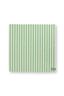 Set/4 Servetten Strepen Licht Groen