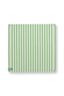 Set/4 Servetten Strepen Licht Groen