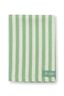 Set/4 Servetten Strepen Licht Groen