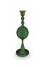 Bougeoir en Métal Sphère Moyen Vert 37cm
