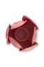 Set/2 Tulipe Bougeoirs en Métal Rose