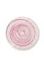 Kandelaar Glas Swirl Roze 22cm