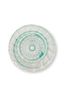 Kandelaar Glas Swirl Licht Blauw 28cm