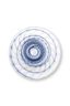 Kaarsenhouder Glas Swirl Donkerblauw 20cm