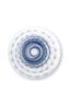 Kaarsenhouder Glas Swirl Donkerblauw 28cm
