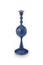 Kaarsenhouder Metalen Bol Marineblauw 37cm