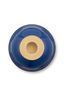 Kaarsenhouder Metalen Bol Marineblauw 37cm