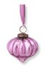 Weihnachtskugel Glas Hellrosa 7.5cm