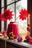 Ornament Glas Rosa 7.5cm