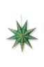 Kerstster Papier Overall Print Donkergroen 60cm