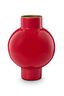 Vase Metal Small Red 24cm
