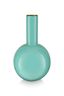 Metalen Vaas Klein Helderblauw 26cm