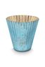 Set/3 Glas/Teehellhalter Blau 10cm