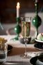 Champagneglas Winter Wonderland Goud 260ml