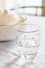 Wasserglas Stern Gold
