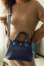 Fia Schultertasche Mittelgross Blau
