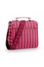 Frances Schoudertas Medium Streep Roze
