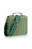 Frances Schoudertas Small Streep Groen