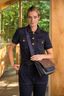 Schoudertas Fenna Medium Jabali Blauw