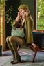 Shoulder Bag Fia Medium Jabali Green