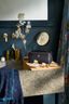 Toilettas Cyrille Medium Blauw
