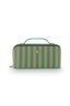Toilettas Cyrille Medium Streep Groen