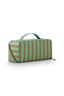 Toilettas Cyrille Medium Streep Groen