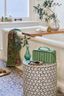 Toilettas Cyrille Medium Streep Groen