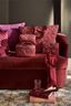 Toilettas Charly Medium Quilted Daisy Dreams Rood