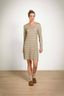 Desiree Nachthemd Lange Mouw Jabalini Khaki 