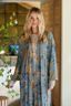 Dido Nachthemd Lange Mouw Jabali Blauw 