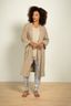 Naomi Kimono Petite Sumo Stripe Sand