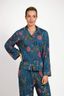 Faye Top Lange Mouw Coco Flower Blauw 