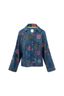 Faye Top Lange Mouw Coco Flower Blauw 