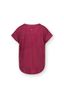 Tatum Top à Manches Courtes Little Sumo Stripe Rouge Rose