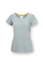 Tilly Top Korte Mouw Mojo Blauw