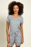 Tilly Top Korte Mouw Mojo Blauw