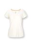 Tilly Top à Manches Courtes Solid Blanc
