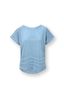 Tatum Top Korte Mouw Little Sumo Stripe Blauw