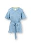 Tonya Top à Manches Courtes Little Sumo Stripe Bleu