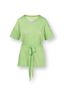 Tonya Top Korte Mouw Little Sumo Stripe Groen