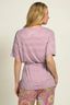 Tonya Top Korte Mouw Little Sumo Stripe Lila