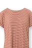 Tatum Top Korte Mouw Kente Stripe Roze 