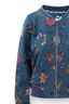 Nicos Jacke Coco Flower Blau 