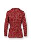 Teagan Vest Lange Mouw Daisy Dreams Rood 