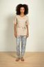 Bobien Lange Hose Jameela Blau